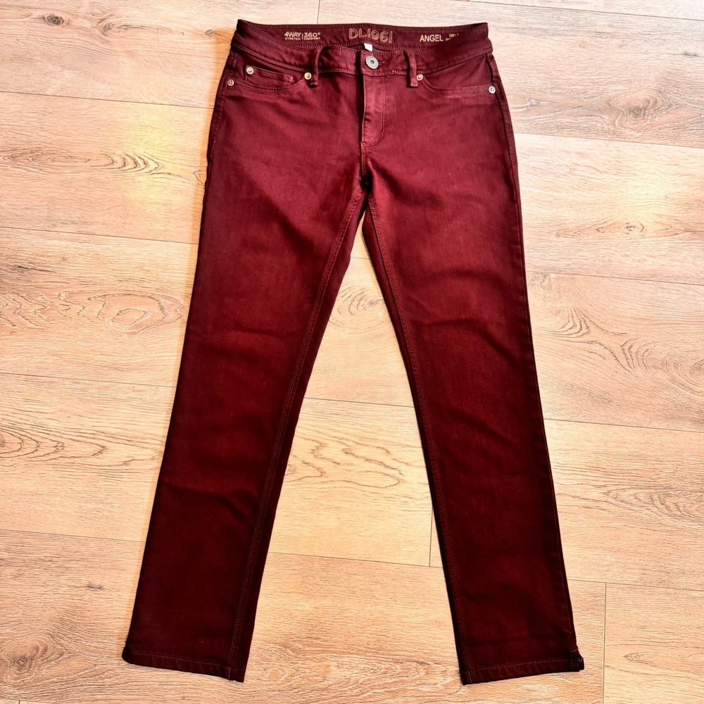 DL1961 Angel Mid Rise Size 27 Skinny Ankle Jeans 4-Way Stretch Comfort